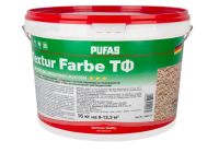 Штукатурка декоративная акриловая Камешковая 1,5мм мороз 16кг Пуфас Textur Farbe, , шт в интернет-магазине Патент24.рф