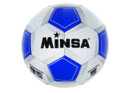 Мяч футбольный MINSA р.5, 340гр, 32 панели, PVC, 3 подслоя, Классик,машин сшивка 240372, , шт в интернет-магазине Патент24.рф
