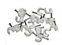 Скоба 10мм круглая пластиковая (50шт), , упак в интернет-магазине Патент24.рф