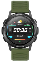 Смарт-часы BQ Watch 1.3 Black+Dark Green Wristband в интернет-магазине Патент24.рф
