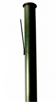 Столб заборный с усами L 2,3м (42х1,5мм) темно-зеленый, , шт в интернет-магазине Патент24.рф