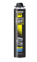Клей-пена Zigger PF Cement для кладки блоков всесезонная 850мл 950гр, , шт в интернет-магазине Патент24.рф
