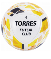 Мяч футбольный Torres Futsal Club FS32084 р.4, 10 панел. Pu, , шт в интернет-магазине Патент24.рф