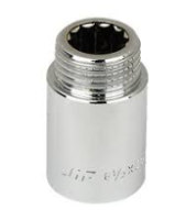 Гайка удлинительная 1/2"х30мм хром JIF 430, , шт в интернет-магазине Патент24.рф