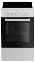 Плита электрическая Beko FSS 57000GW (стеклокерамика, белая) в интернет-магазине Патент24.рф
