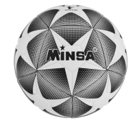 Мяч футбольный MINSA р.4, 350гр, 12 панели, 4 подслоя, машин. сшивка 2763603, , шт в интернет-магазине Патент24.рф