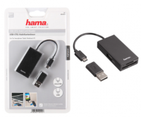 Разветвитель Hama USB 2.0 OTG Hub/Card/microUSB 1порт 54141 в интернет-магазине Патент24.рф