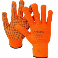 Перчатки Зубр Ангара, акрил с начесом, ПВХ точка, размер L-XL, , пар в интернет-магазине Патент24.рф