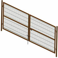 Ворота со сварной сеткой (1,5х3м ) 8017 (коричневый), , шт в интернет-магазине Патент24.рф