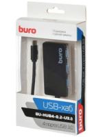 Разветвитель Buro c USB-C на 4 порта USB 3.0 BU-HUB4-0.2-U3.0 в интернет-магазине Патент24.рф