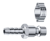 Штуцер-елочка 8мм -1/4" М, переходник с обжимным хомутом, 64924-1/4-08, , шт в интернет-магазине Патент24.рф