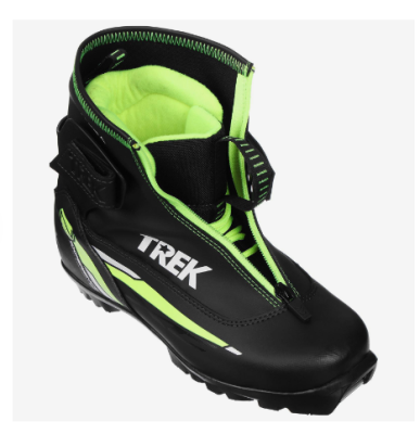 Ботинки лыжные TREK Experience 1 NNN черный/лайм-неон (лого белый) р38 7149351, , пар в интернет-магазине Патент24.рф