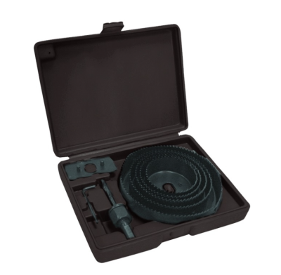 Набор кольцевых пил (коронок) БИБЕР 64-127мм в кейсе (8шт) 71312, , шт в интернет-магазине Патент24.рф