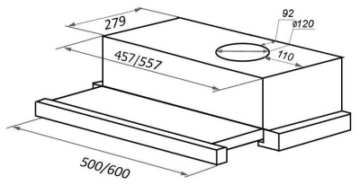 Вытяжка Maunfeld VS LIGHT 50 White в интернет-магазине Патент24.рф