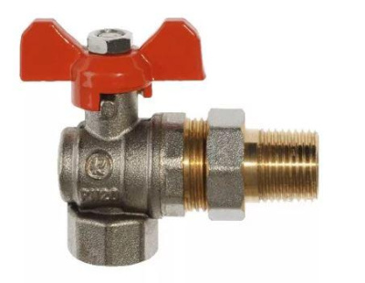 Кран шаровый американка 1" угловая, , шт в интернет-магазине Патент24.рф
