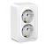 Розетка BLANCA наруж., двойная, с заз., б/шторок, изол.пл. 16А, 250В, белый BLNRA010211, , шт в интернет-магазине Патент24.рф