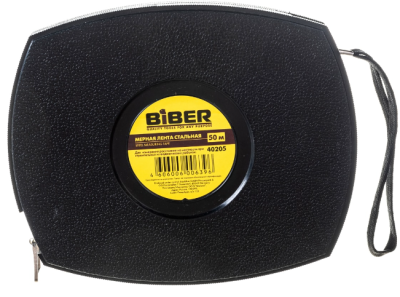 Рулетка стальная 50м БИБЕР 40205, , шт в интернет-магазине Патент24.рф