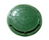 Люк полимерный легкий ЛПКЛ (зеленый) 1,5т, , шт в интернет-магазине Патент24.рф