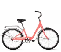 Велосипед FORWARD GRACE 24 (24" 1 ск. рост. 13") 2022, коралловый/бежевый, , шт в интернет-магазине Патент24.рф