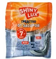 Ср-во д/устранения засоров Shiny Lux порошок 70гр, , шт в интернет-магазине Патент24.рф