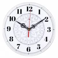 Часы настенные круг d25 осн.белое Узор Рубин, , шт в интернет-магазине Патент24.рф