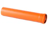 Труба канализ. НПВХ SN4 160х4,0 0,58м (рыжая) Хемкор, , шт в интернет-магазине Патент24.рф