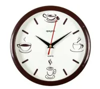 Часы настенные Apeyron круг 220х50 коричневый пл. плавный ход PL200912, , шт в интернет-магазине Патент24.рф