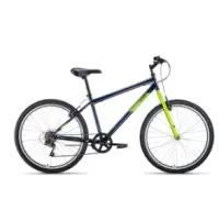 Велосипед ALTAIR MTB HT 26 1.0  (26" 7ск. рост 19") темно-синий/зеленый, , шт в интернет-магазине Патент24.рф