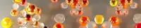 Панель фартук 2000х600х1,5мм АКРИЛ фото Оранжевые пузырики №44, , шт в интернет-магазине Патент24.рф