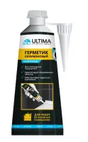 Герметик Ultima силикон.санитар. белый 80мл, , шт в интернет-магазине Патент24.рф