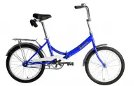 Велосипед KAMA 20 (20" 1 ск. рост. 14" скл.) синий/серебристый, , шт в интернет-магазине Патент24.рф