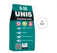 Затирка UNIS U-50 1,5кг белый C01, , шт в интернет-магазине Патент24.рф