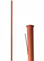 Столб заборный с усами 2,3м д42мм (грунт), , шт в интернет-магазине Патент24.рф