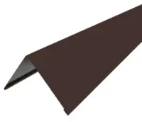 Конек простой 50х50х2000 мм RAL 8017 Шоколадно-коричневый 0,4 мм 0,25 м2, , шт в интернет-магазине Патент24.рф