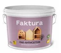 Лак-антисептик Faktura 2,7л Палисандр, , шт в интернет-магазине Патент24.рф