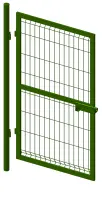 Калитка со сварной сеткой (1,5х0,8м) 6005 (зеленый), , шт в интернет-магазине Патент24.рф