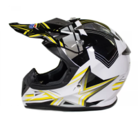 Шлем кроссовый HF-116 M (Белый/желтый), , шт в интернет-магазине Патент24.рф