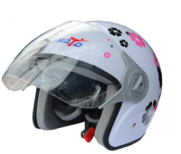 Шлем открытый со стеклом HF-212 женский разм. М Белый, , шт в интернет-магазине Патент24.рф