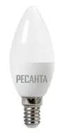 Лампа светод. LL-R-C37-6W-230-4K-E14 свеча РЕСАНТА, , шт в интернет-магазине Патент24.рф